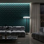 Гипсовая 3D панель с принтографией PM-17 варинант исполнения - 1 | Loft Concept в Ульяновске