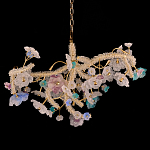 Люстра круглая с цветочным декором Miscellaneous herbs варинант исполнения - 1 | Loft Concept в Ульяновске