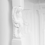 Встраиваемый в стену гипсовый светильник под покраску с колоннами и арками в античном стиле Antiquity Athena варинант исполнения - 12 | Loft Concept в Ульяновске