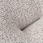 Кресло вращающееся круглой формы из серого шенилла Favorite Vacation Place варинант исполнения - 1 | Loft Concept в Ульяновске