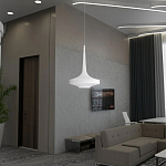 Подвесной вязаный белый светильник «Лампа Марракеша» варинант исполнения - 3 | Loft Concept в Ульяновске