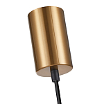 Подвесной светильник со стеклянным плафоном янтарного цвета Prestige варинант исполнения - 5 | Loft Concept в Ульяновске