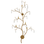 Бра с каркасом в виде веток усыпанных кристаллами Branches with Crystals варинант исполнения - 3 | Loft Concept в Ульяновске