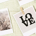 Рамка для фото с подсветкой c деревянными прищепками в комплекте Photo Backlight варинант исполнения - 4 | Loft Concept в Ульяновске