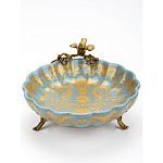 Блюдо фарфоровое Птица на ветке Flora варинант исполнения - 3 | Loft Concept в Ульяновске