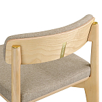 Барный стул из массива ясеня Elegant Ash Shape варинант исполнения - 1 | Loft Concept в Ульяновске