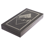 Подарочные нарды из натурального камня с гравировкой Backgammon from Stone варинант исполнения - 8 | Loft Concept в Ульяновске