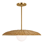 Люстра круглая из ротанга Long Lasting Chandelier варинант исполнения - 1 | Loft Concept в Ульяновске