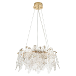 Люстра с декором из текстурированного стекла Textured Glass Chandelier 6 варинант исполнения - 1 | Loft Concept в Ульяновске