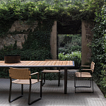 Дизайнерский стул с каркасом из металла с плетеными сиденьем и спинкой GREEN POINT Chair варинант исполнения - 9 | Loft Concept в Ульяновске