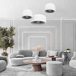 Подвесной светильник с круглым рельефным абажуром Sergey Makhno варинант исполнения - 6 | Loft Concept в Ульяновске