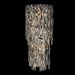 Бра с каскадом из прозрачного хрусталя и корпусом из металла цвета хром Constant Sparks варинант исполнения - 5 | Loft Concept в Ульяновске