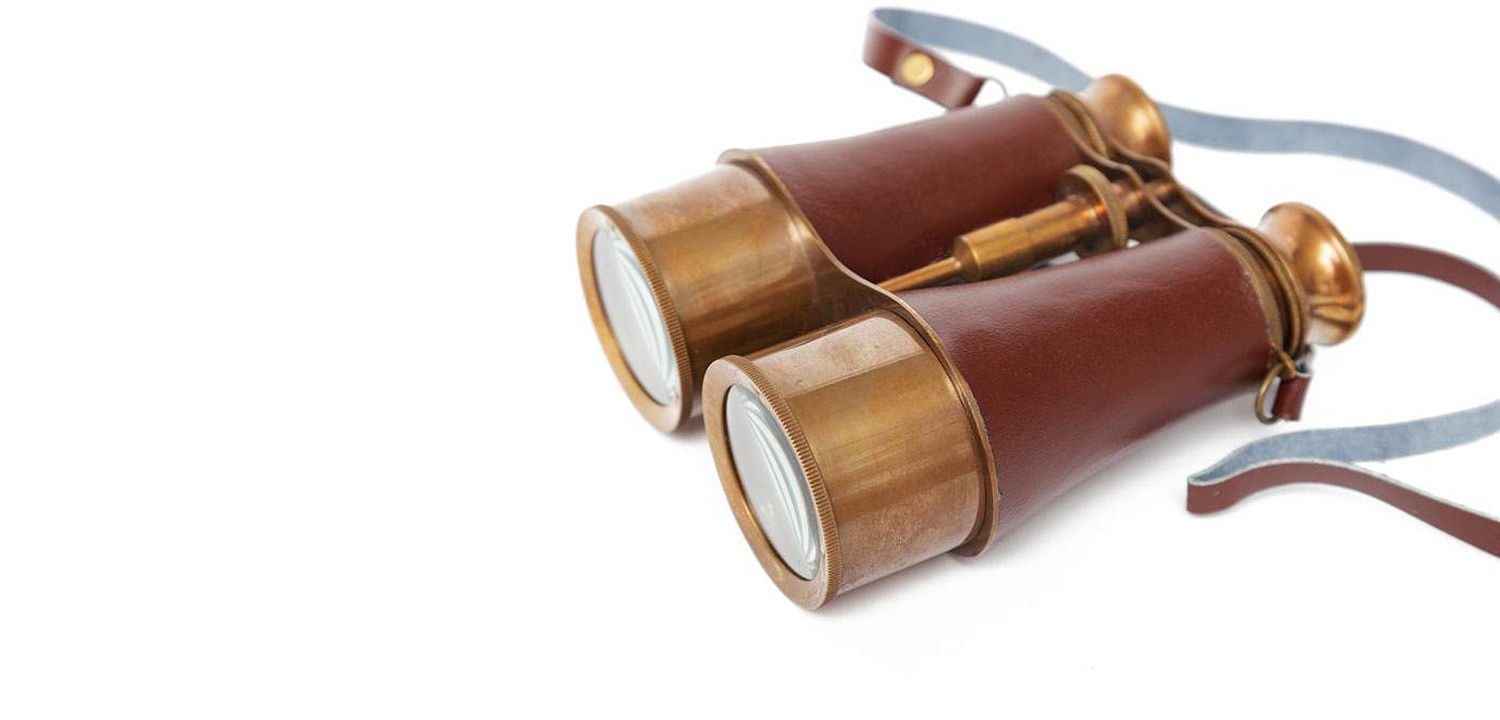 Винтажный бинокль в подарочной коробке Victorian Era Brass Binoculars - Loft-Concept в Ульяновске