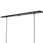 Люстра прямоугольная с 4-мя прозрачными цилиндрическими плафонами  Stamped Cylinders варинант исполнения - 2 | Loft Concept в Ульяновске