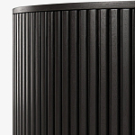 Черный приставной стол с местом для хранения Smart Textured Table варинант исполнения - 3 | Loft Concept в Ульяновске