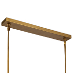 Люстра линейная полукруглой формы Wooden Horseshoe варинант исполнения - 5 | Loft Concept в Ульяновске