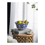 Чаша белая с синим цветочным узором Chino Dishes варинант исполнения - 2 | Loft Concept в Ульяновске