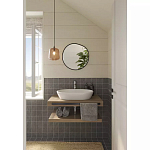 Зеркало круглое с асимметрией Light Reflection варинант исполнения - 2 | Loft Concept в Ульяновске