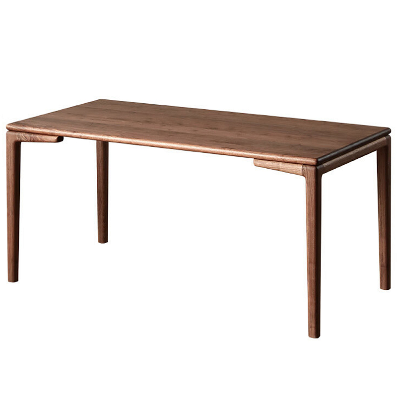 Стол обеденный деревянный прямоугольный Walnut Dining Table Орех Стол обеденный деревянный прямоугольный Walnut Dining Table Орех в Ульяновске | Loft Concept