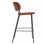 Стул барный с широкой полукруглой спинкой Chair Smooth Shapes варинант исполнения - 2 | Loft Concept в Ульяновске