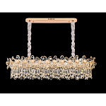 Люстра с декоративными элементами в виде крупных хрустальных цветов Palace Gardens варинант исполнения - 4 | Loft Concept в Ульяновске