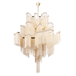 Люстра металлическая Rain of metal варинант исполнения - 3 | Loft Concept в Ульяновске