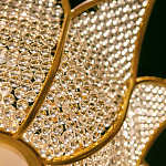 Люстра в форме тюльпана с лепестками из прозрачных стеклянных бусин Hanging Flowers варинант исполнения - 5 | Loft Concept в Ульяновске