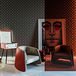 Гипсовая 3D Панель M-18 варинант исполнения - 1 | Loft Concept в Ульяновске