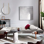 Дизайнерский журнальный стол с чёрной круглой столешницей Visanyp варинант исполнения - 2 | Loft Concept в Ульяновске