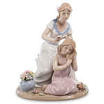 Статуэтка фарфоровая Мама с дочерью Charming Statuette варинант исполнения - 1 | Loft Concept в Ульяновске