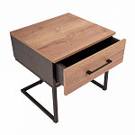 Тумба прикроватная с ящиком в стиле лофт Urban Style Space варинант исполнения - 2 | Loft Concept в Ульяновске