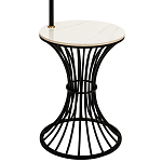 Торшер с абажуром и приставным столом Fazio Lighting and Furniture Floor Lamp варинант исполнения - 2 | Loft Concept в Ульяновске