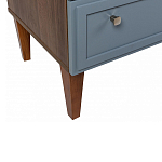 Комод серый из массива бука с 3-мя ящиками Wenge Light варинант исполнения - 4 | Loft Concept в Ульяновске