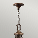 Люстра бронзового цвета с бежевыми абажурами из органзы в классическом стиле Hinkley варинант исполнения - 4 | Loft Concept в Ульяновске