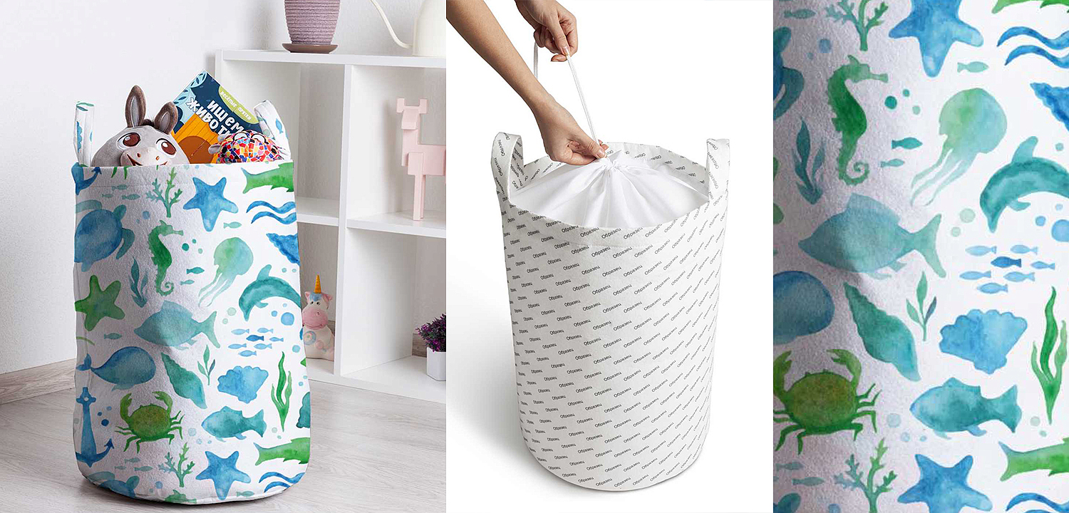 Корзина Marine life Basket Корзина Marine life Basket - Loft-Concept в Ульяновске