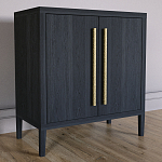 Современный Буфет Primo с 2 дверцами Черный дуб варинант исполнения - 2 | Loft Concept в Ульяновске