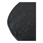 Столик кофейный черного цвета с овальной столешницей и круглым основанием Black Dalmen Table варинант исполнения - 7 | Loft Concept в Ульяновске