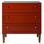 Комод красный из массива бука с 3-мя ящиками Wenge Light варинант исполнения - 2 | Loft Concept в Ульяновске