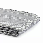 Плед из шерсти мериноса серого цвета 130×180 см Gray Waves варинант исполнения - 2 | Loft Concept в Ульяновске