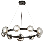 Светодиодная кольцевая люстра IONA Сhandelier black варинант исполнения - 2 | Loft Concept в Ульяновске