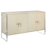 Комод бежевый на прозрачных боковых ножках Stingray Beige Dresser варинант исполнения - 1 | Loft Concept в Ульяновске