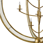 Люстра круглая с состаренными зеркальными элементами на корпусе Sample of Purity варинант исполнения - 1 | Loft Concept в Ульяновске