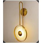 Бра бронзовое с прозрачным стеклянным плафоном Suspension варинант исполнения - 1 | Loft Concept в Ульяновске