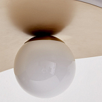 Люстра круглая с 2-мя металлическими абажурами Andromeda варинант исполнения - 3 | Loft Concept в Ульяновске