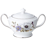 Чайный сервиз из фарфора с рисунком цветов на 6 персон 14 предметов Garden Whisper Porcelain Set  варинант исполнения - 4 | Loft Concept в Ульяновске