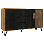 Комод с 3-мя ящиками и дверцей Stone Effect варинант исполнения - 2 | Loft Concept в Ульяновске