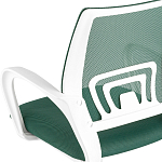 Офисное кресло с основанием из белого пластика Desk chairs Green варинант исполнения - 7 | Loft Concept в Ульяновске