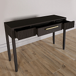 Элегантная Консоль Primo с выдвижным ящиком Темный орех варинант исполнения - 5 | Loft Concept в Ульяновске