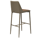 Стул барный с терракотовой обивкой из экокожи Spectacular High Chair варинант исполнения - 2 | Loft Concept в Ульяновске