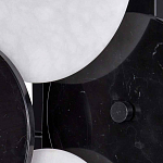 Бра светодиодное из черно-белых дисков Contrast Sample варинант исполнения - 1 | Loft Concept в Ульяновске